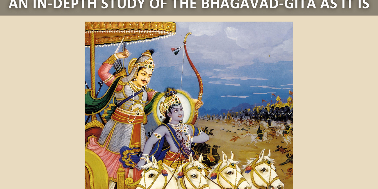 The Song of God: An in-depth study of the Bhagavad-gītā As It Is (Volume 1 - Chapters 1 to 6)