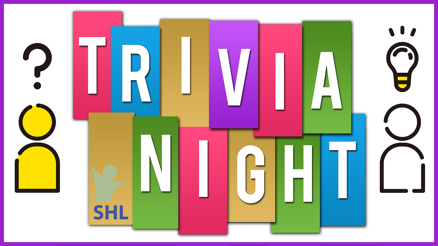 SHL Trivia Night Banner