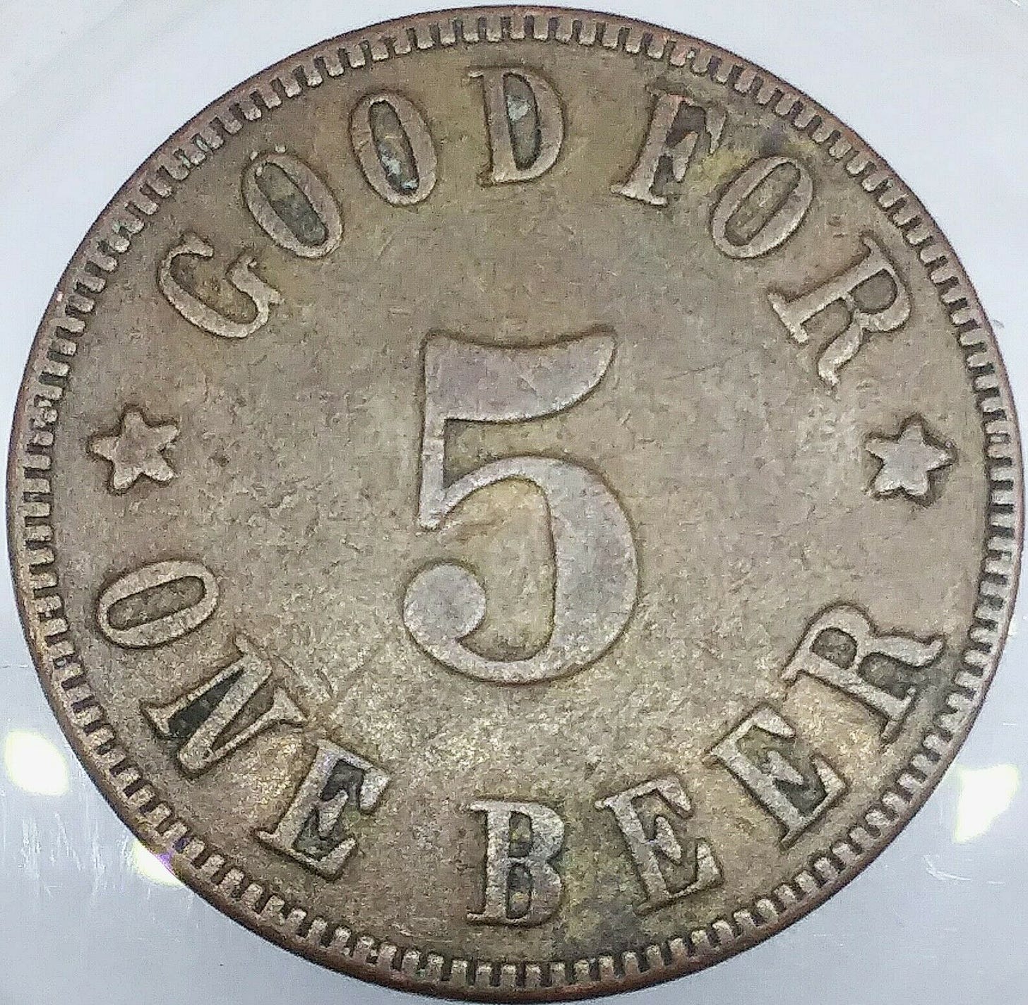 NHDVS beer hall token.