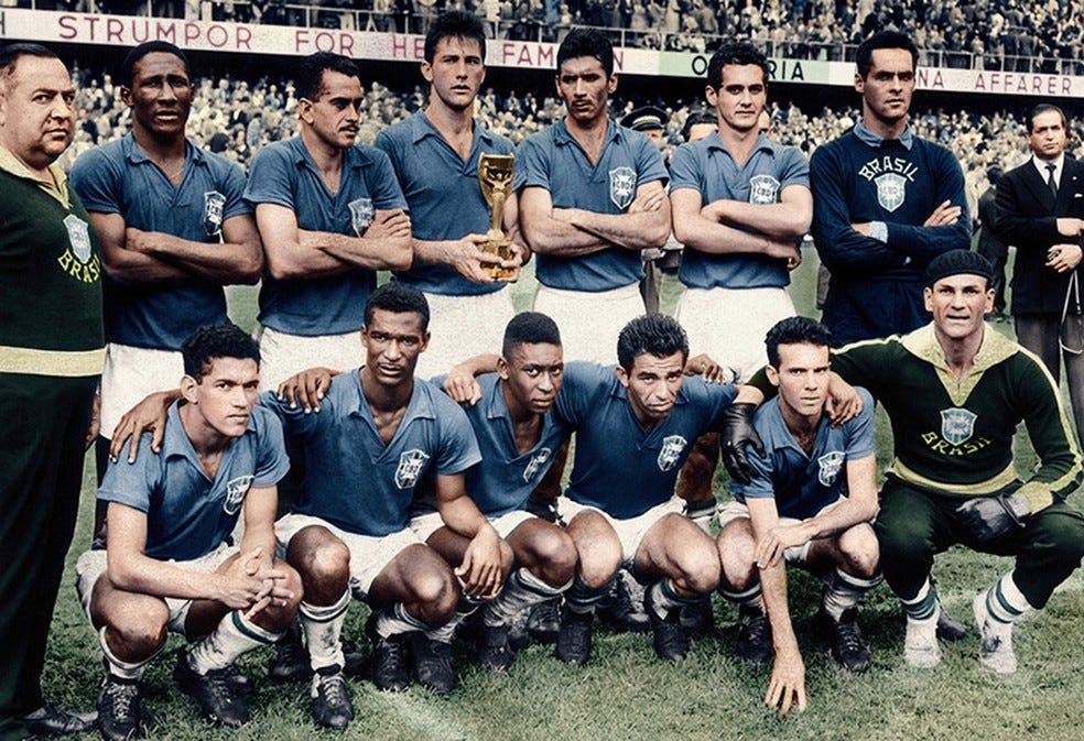 Adeus de Pelé: morte do camisa 10 deixa apenas cinco campeões mundiais  vivos de 1958 | pelé | ge