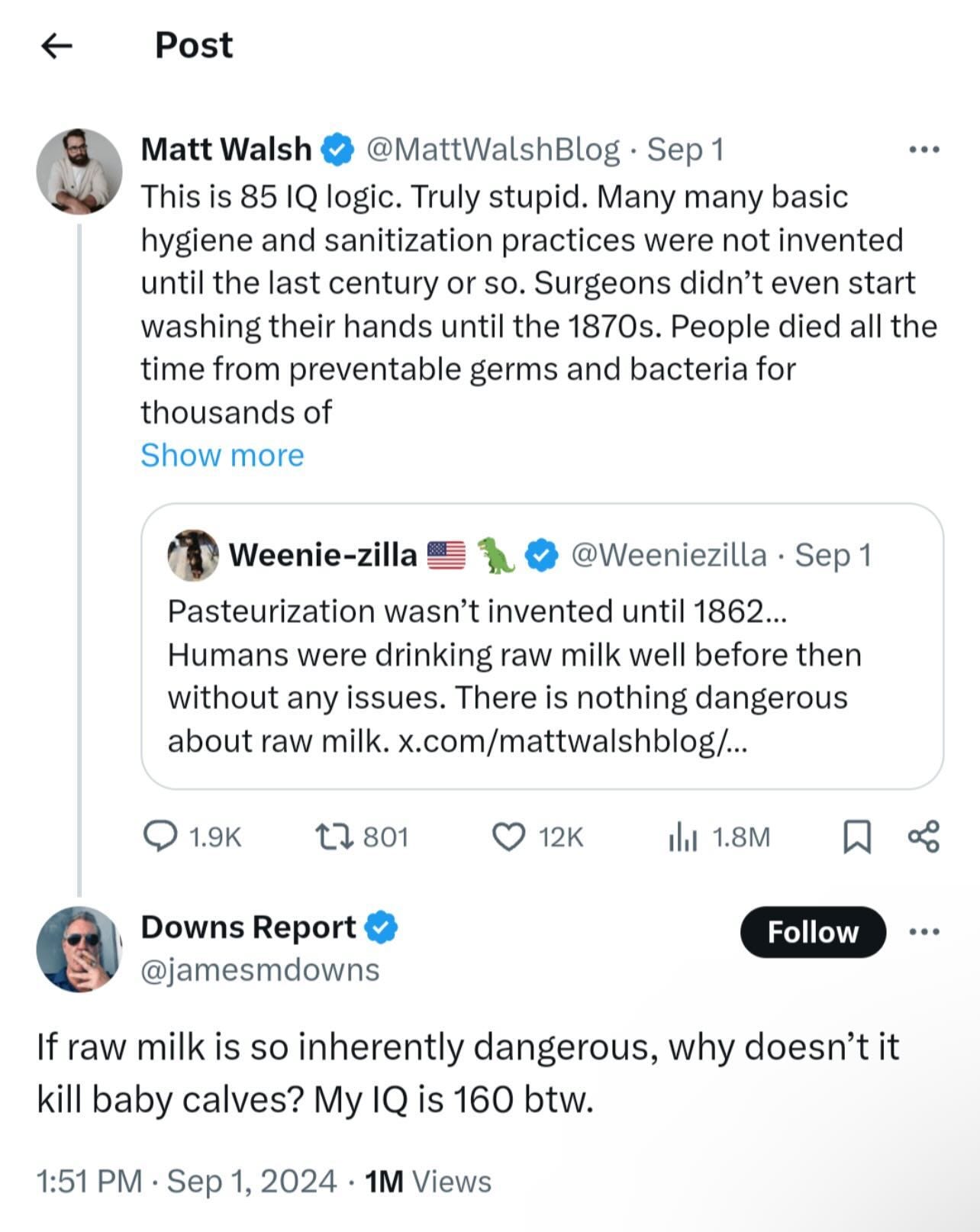 Photo by Travis Meadors on September 04, 2024. May be a Twitter screenshot of 2 people and text.