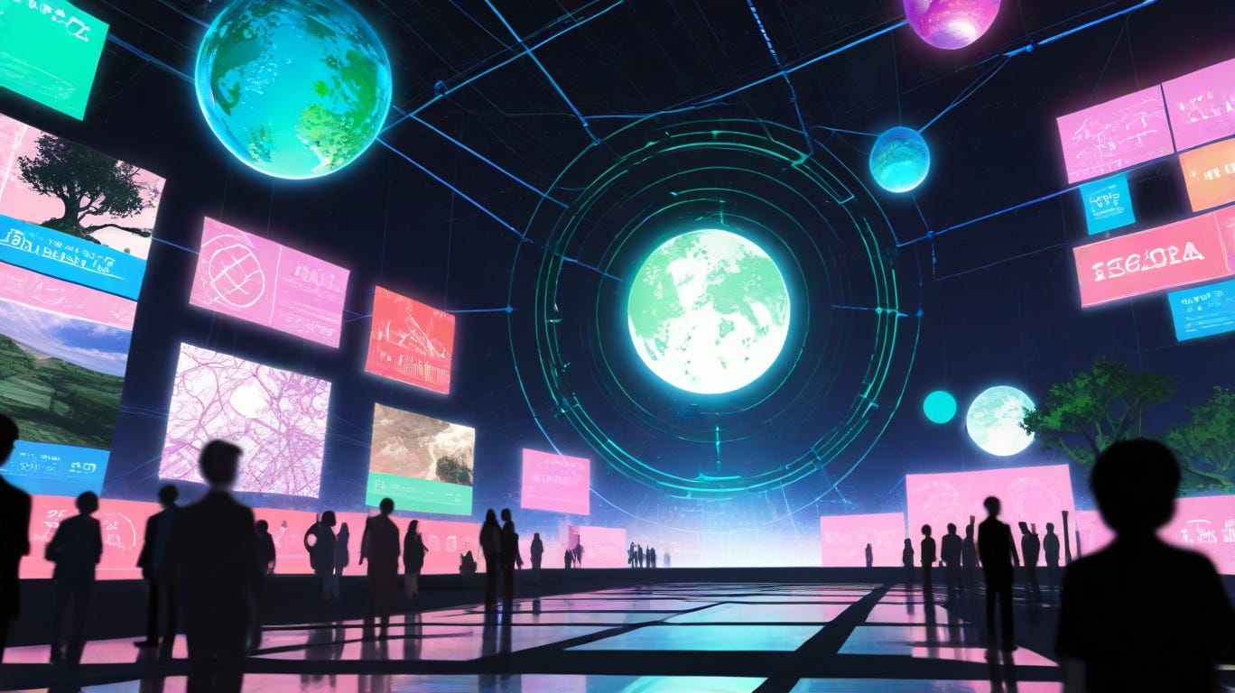 Reviewing 2024, Previewing 2025: Technology, Data, AI, Media, Interconnectedness, Graphs, and Cosmo-localism