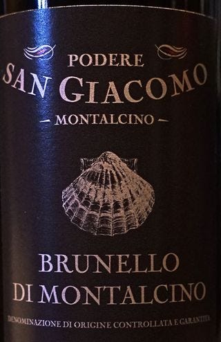 Podere Brunello Label CU Podere Brunello Label CU