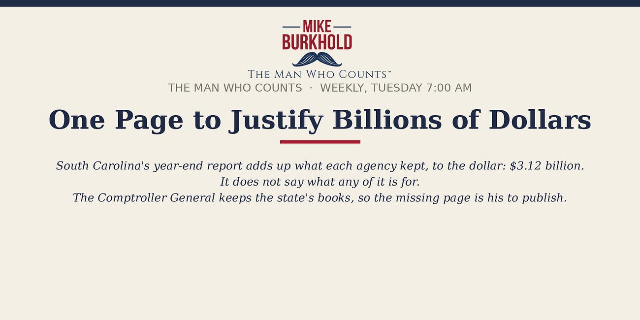 One Page to Justify Billions of Dollars