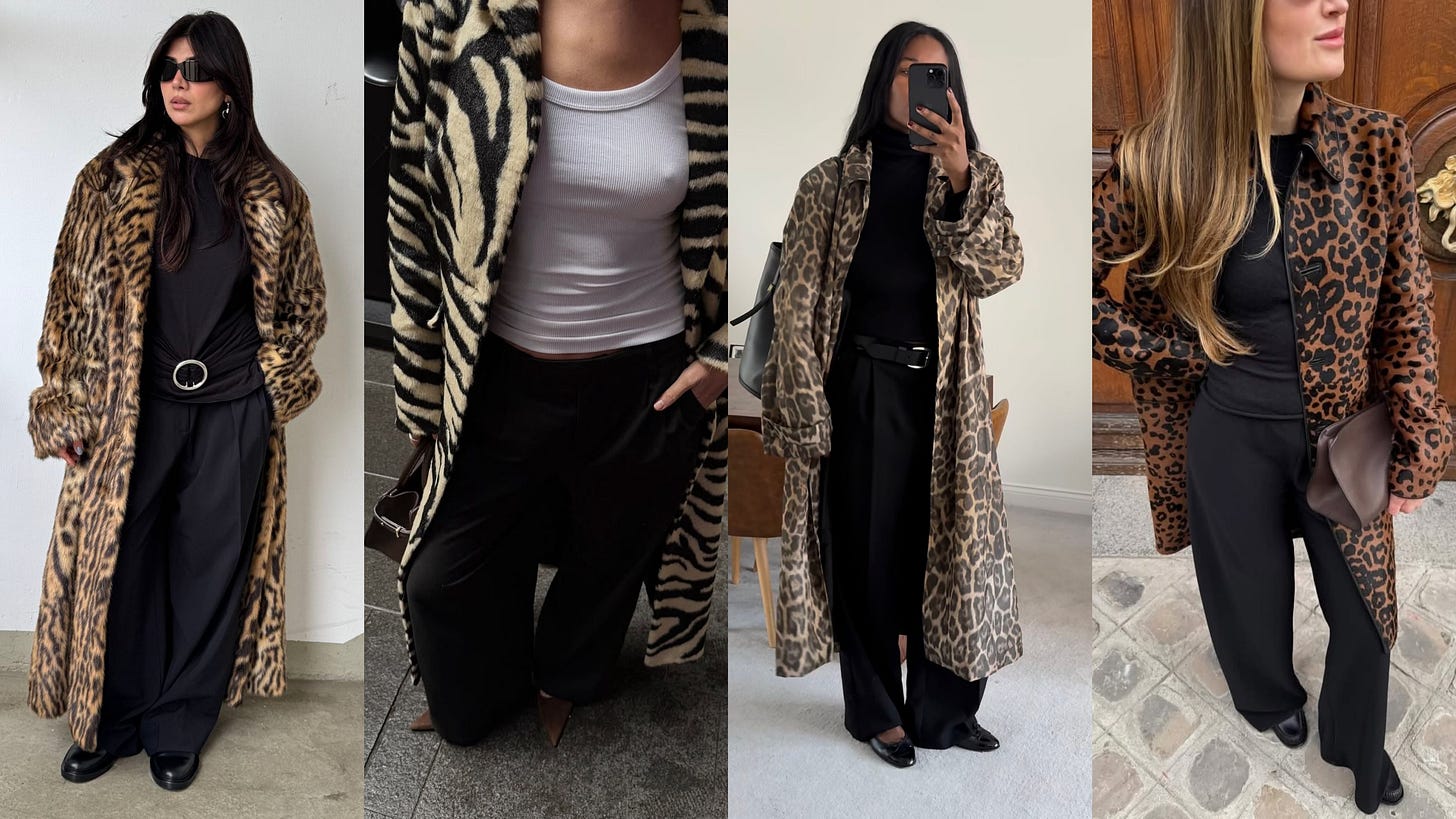 4 animal print outfit formulas to try this autumn/winter