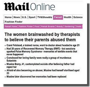 Therapists forced woman to believe her parents abused them