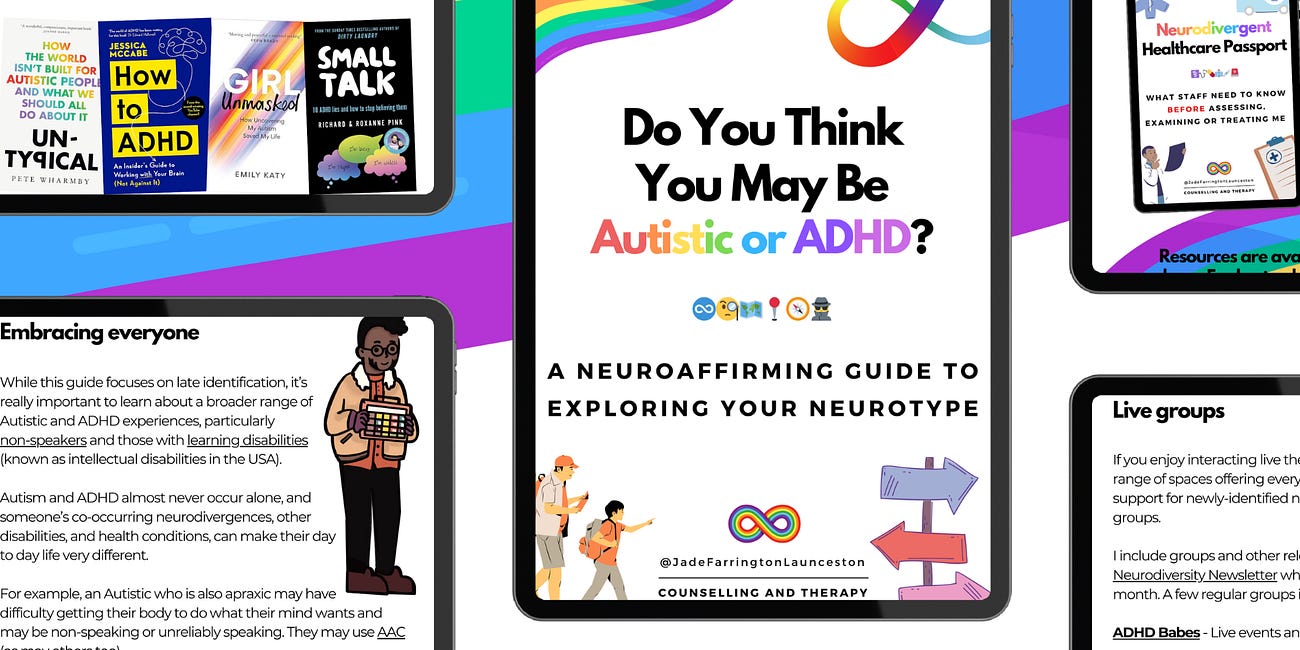Free ebook: Do You Think You May Be Autistic or ADHD?