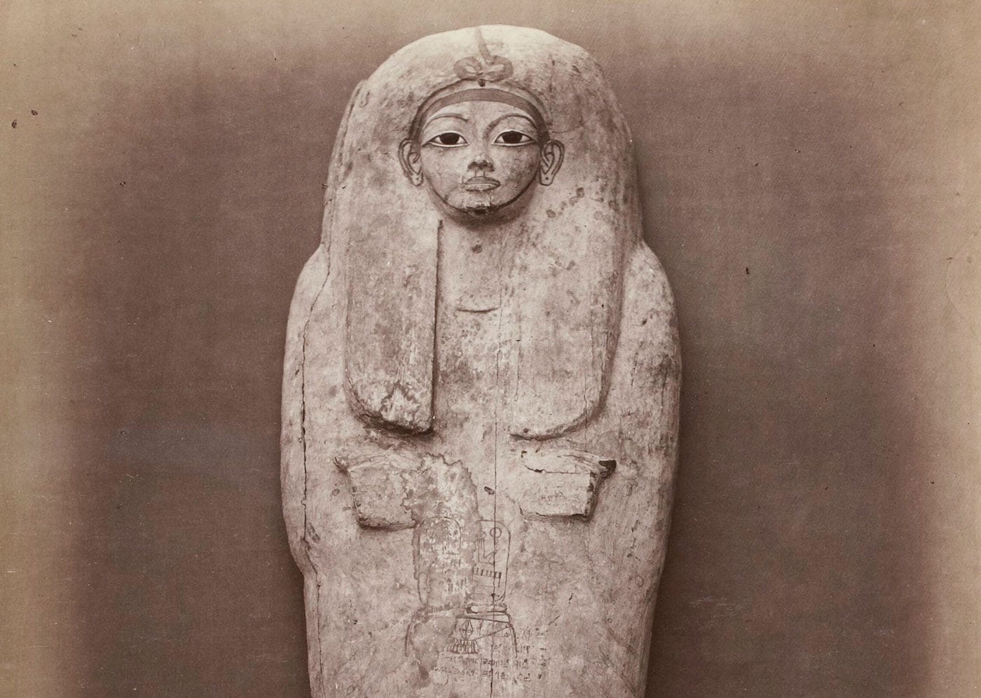 Sethi's sarcophagus, found alongside his son Ramses II in 1881.