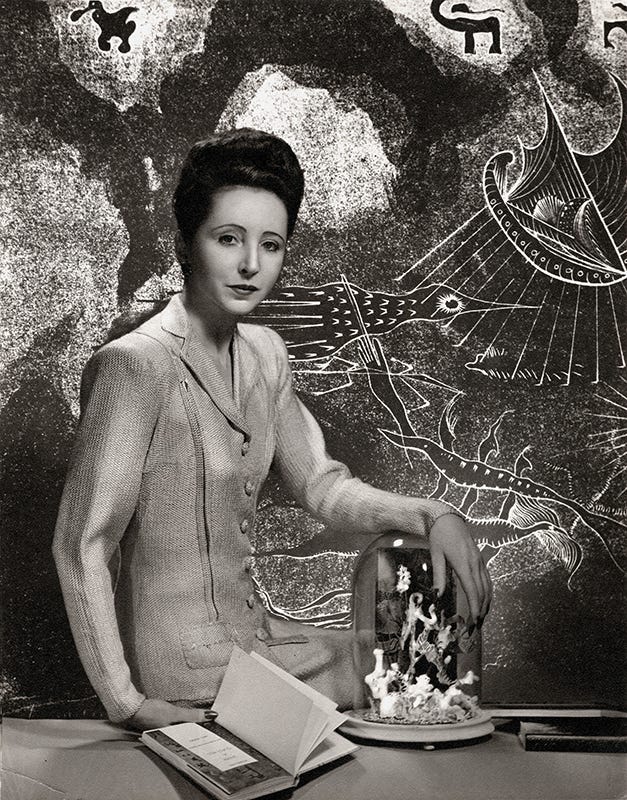 Anais Nin (for the cover of Under a Glass Bell) by Ian Hugo