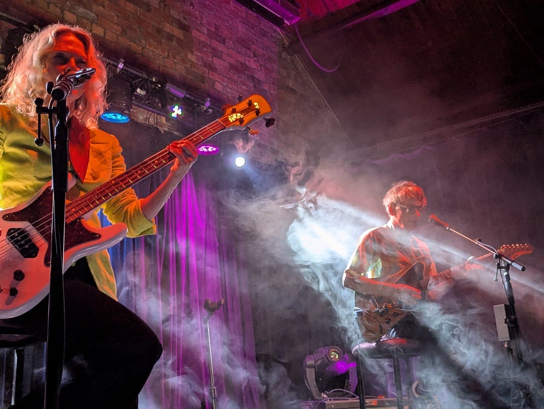 Dean & Britta at The Trades Club (Photo: Hazel) Dean & Britta at The Trades Club (Photo: Hazel)