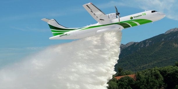 Aerotec & Concept convertit depuis Toulouse un ATR 72 en bombardier d'eau.