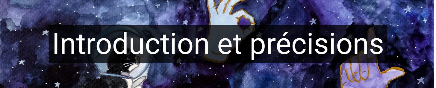 Introduction et précisions