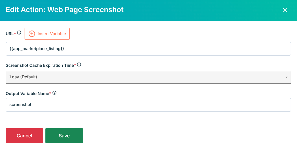 Generating a web page screenshot