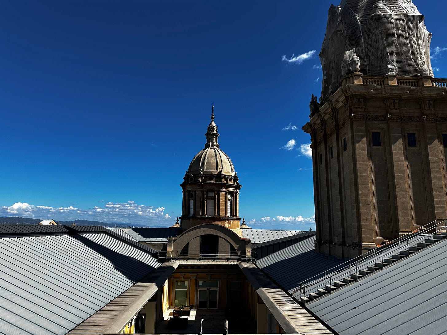 Rooftop at MNAC, Barcelona, Spain