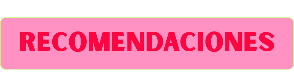 RECOMENDACIONES
