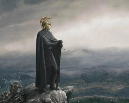 Who was the greatest mortal warrior in middle earth history? (Art: Túrin  Turambar by Alan Lee) : r/lotr