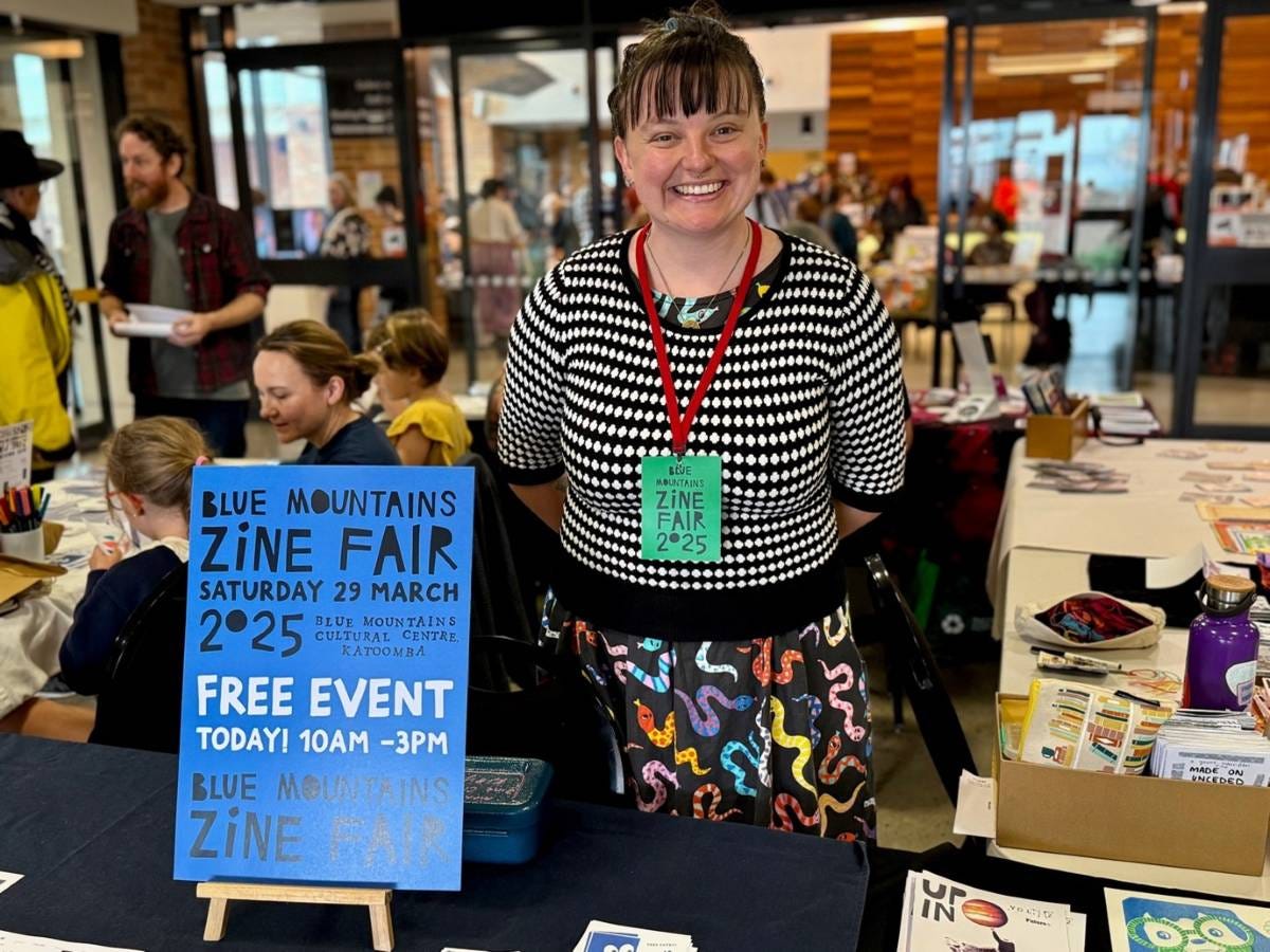 The 2025 Blue Mountains Zine Fair The 2025 Blue Mountains Zine Fair