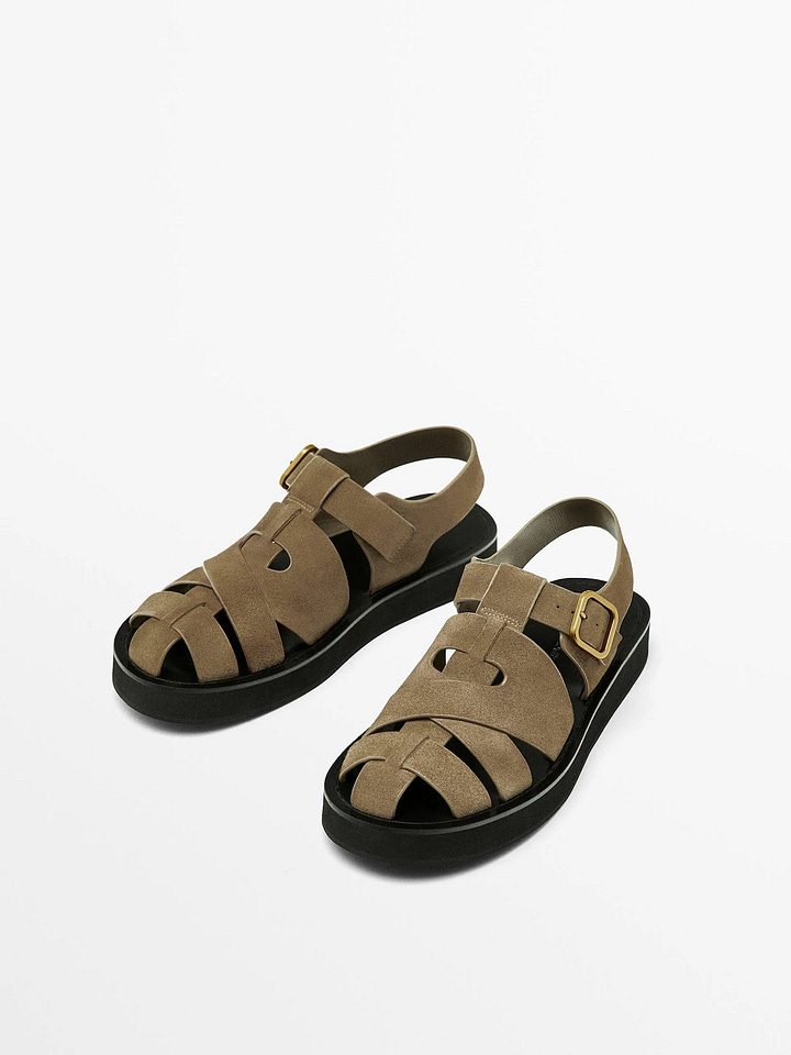 caged sandals