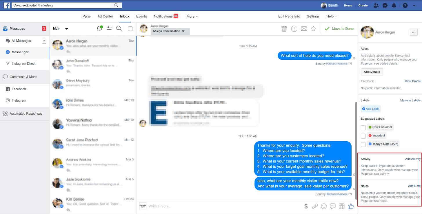 How to use Facebook Messenger Live Chat on your website