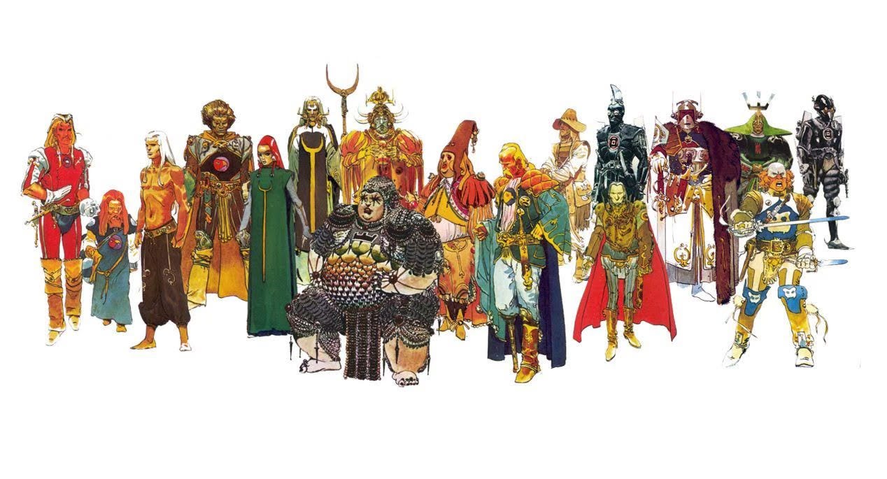 Jean “Moebius” Giraud’s costume design for Jodorowsky’s aborted 1970s Dune adaptation Jean “Moebius” Giraud’s costume design for Jodorowsky’s aborted 1970s Dune adaptation