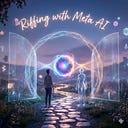 Logo for Riffing with Meta AI . . .