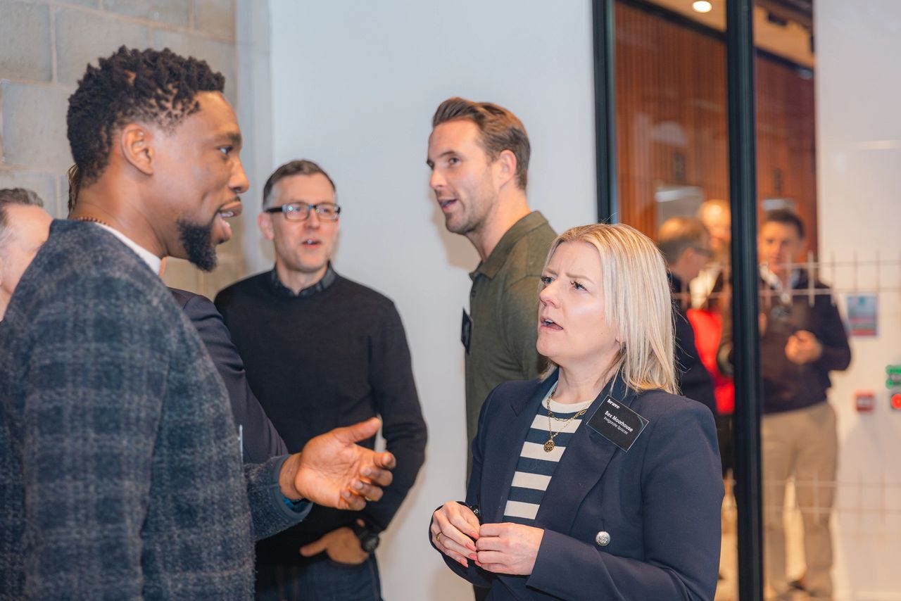 Dean Connell and Bex Moorhouse