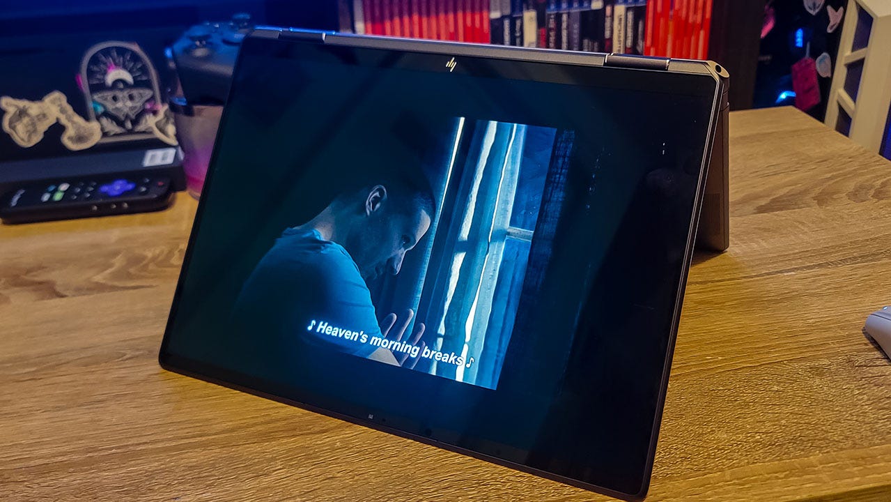 HP Spectre x360 in tent mode HP Spectre x360 in tent mode