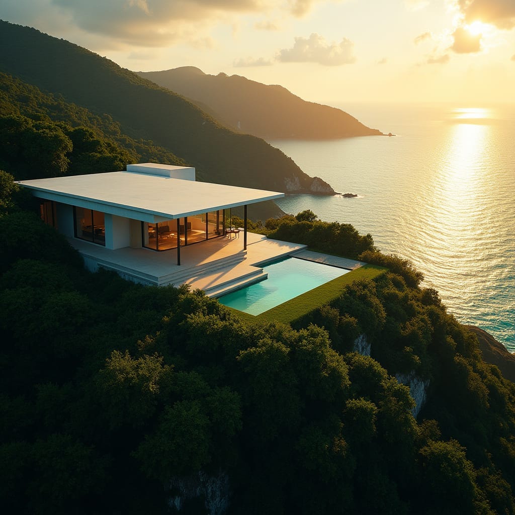 Elegant, modern vacation homes nestled in lush Jamaica