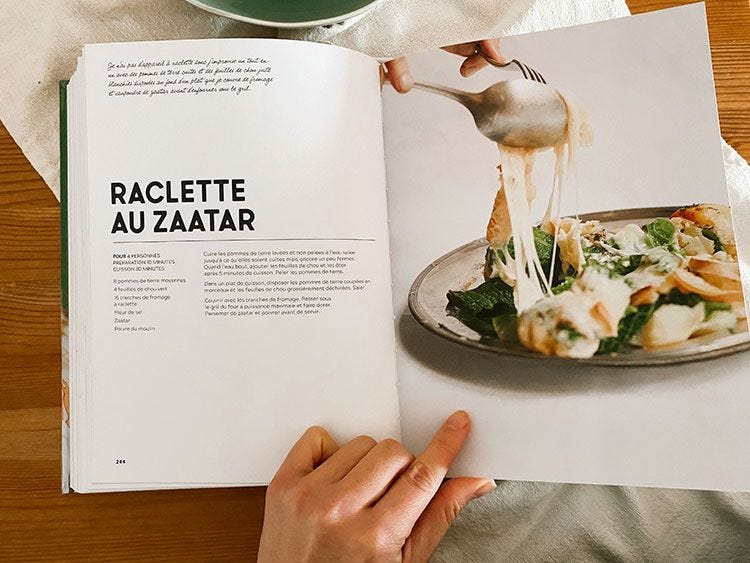 Elvira Masson - Dans ma cuisine - raclette au zaatar Elvira Masson - Dans ma cuisine - raclette au zaatar