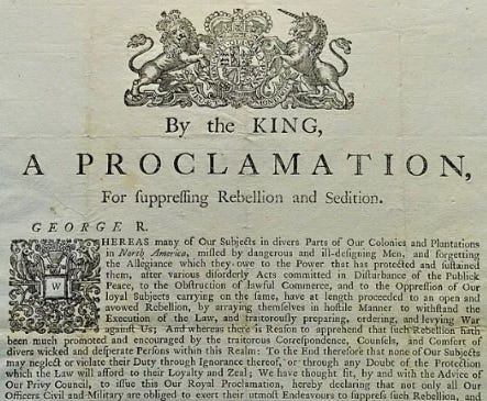 "...to disclose and make known all Treasons and traitorous Conspiracies..."