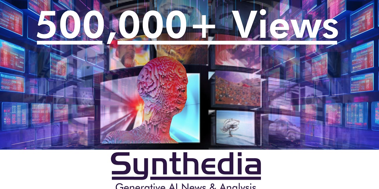 Synthedia Surpasses 500k Page Views and 370 Posts