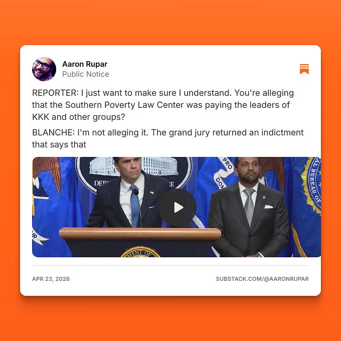 Aaron Rupar (@aaronrupar): 