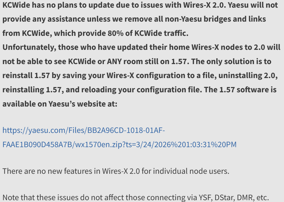 Screen capture from KCWide home page