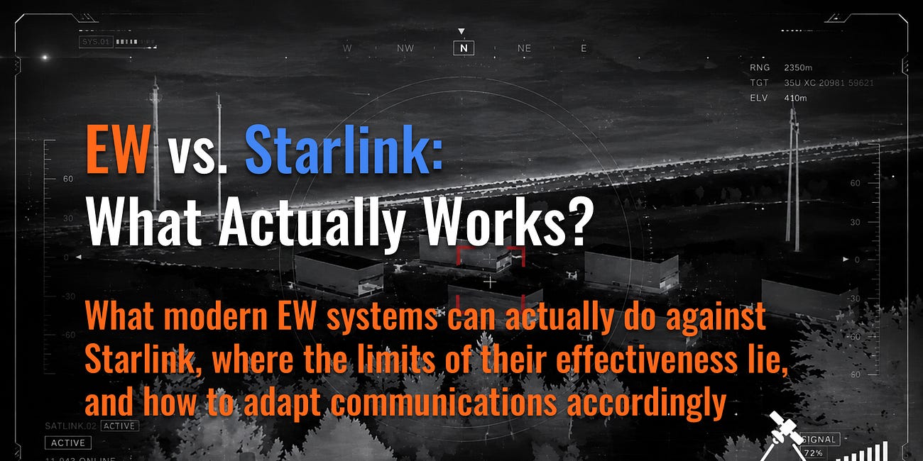 EW vs. Starlink: What Actually Works?