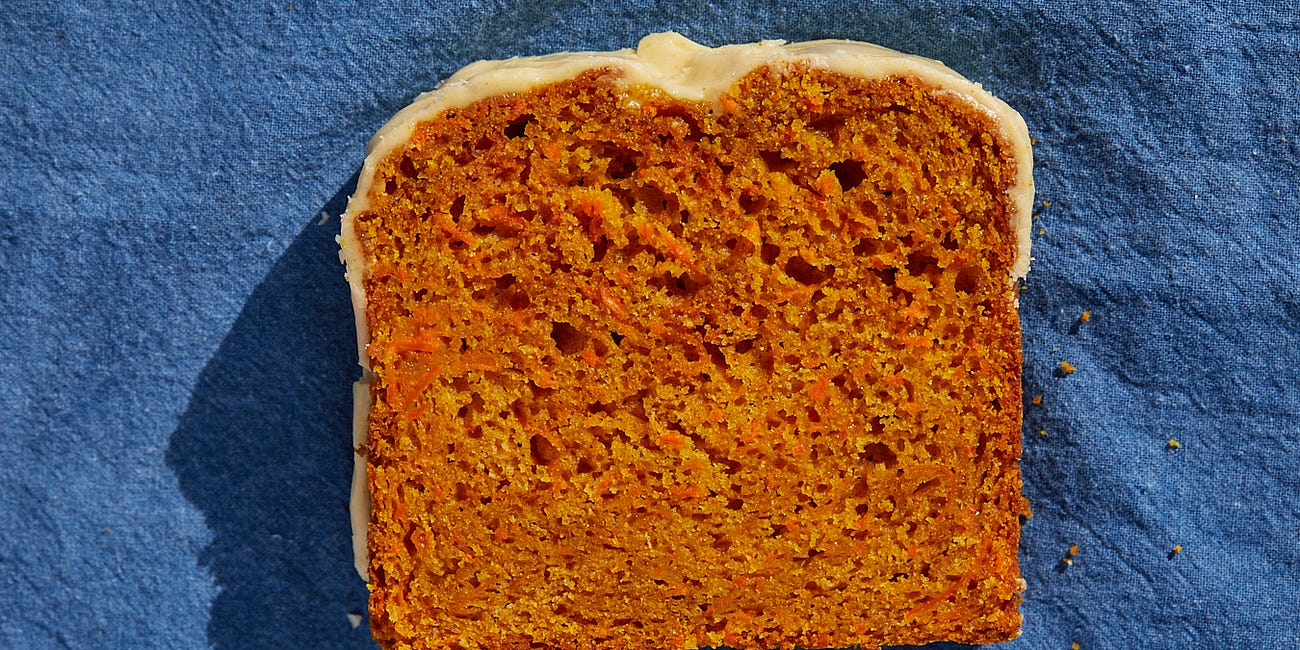 Turmeric Carrot Cake Bread 