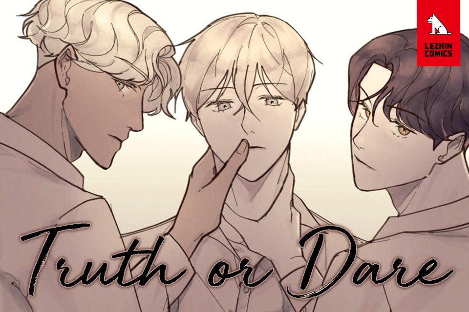 Newrelease #Truthordare #BL #webtoon #lezhin 💬A world without lies! But of  course, there's one person who can lie.🤫 💬 https://t.co/N38N2gzNd8 💬Read  “Truth or Dare”, now!