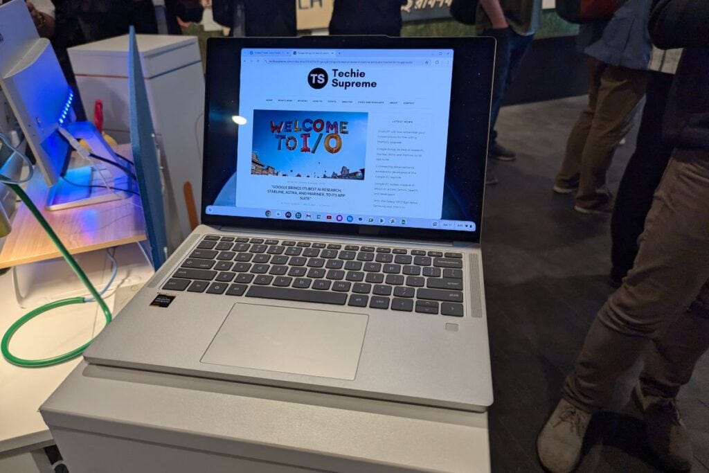 Lenovo Chromebook Plus 14 TechieSupreme homepage