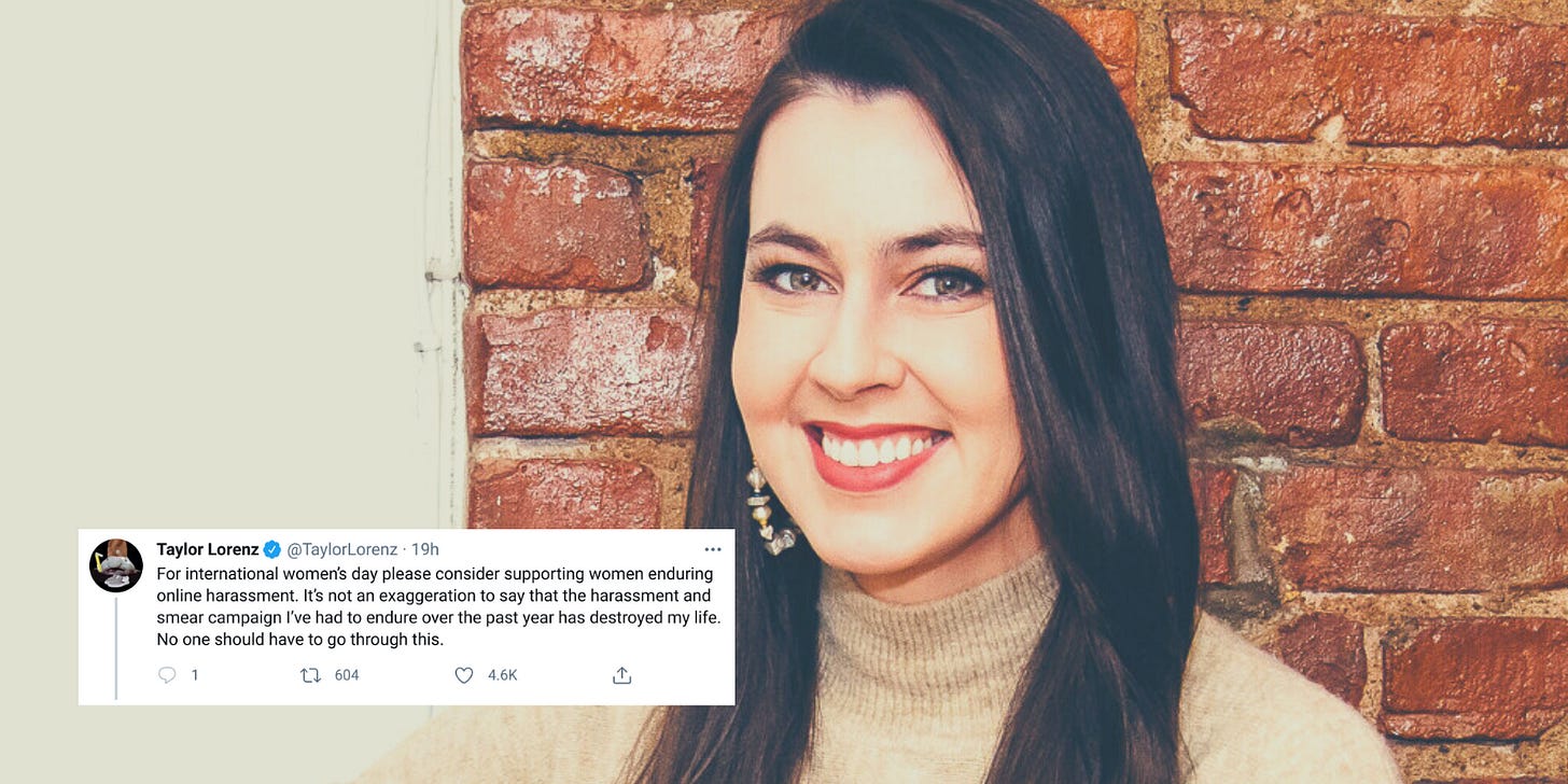 Disgraced NYT journalist Taylor Lorenz promotes 'anti-harassment' campaign after she's busted for false accusation Disgraced NYT journalist Taylor Lorenz promotes 'anti-harassment' campaign after she's busted for false accusation