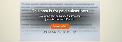 Why am I seeing a Substack Paywall if I already paid for a subscription?