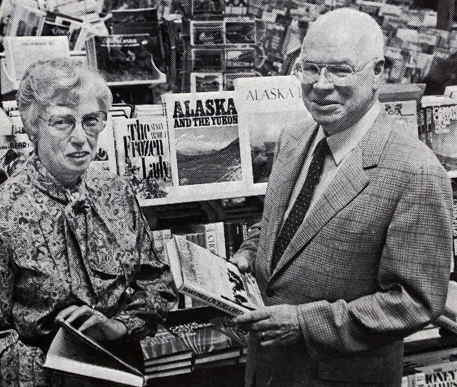 Doris and Russ Riemann, owned the Book Cache in Anchorage, Alaska.