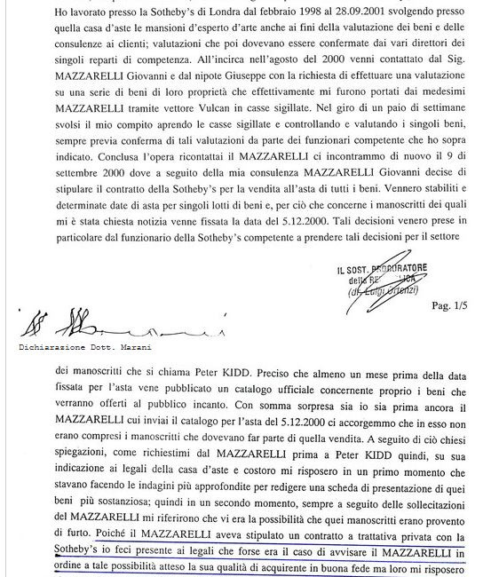 Peter Kidd and the Mazzarelli Case: A Pattern of Defamation in the Manuscript Trade