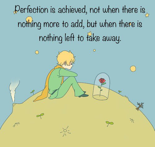 Little Prince Perfection is Achieved Quote Little Prince Perfection is Achieved Quote