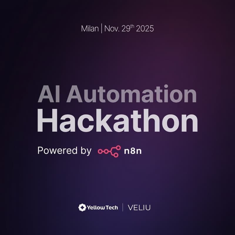 Immagine di copertina per AI Automation Hackathon powered by n8n - Milan