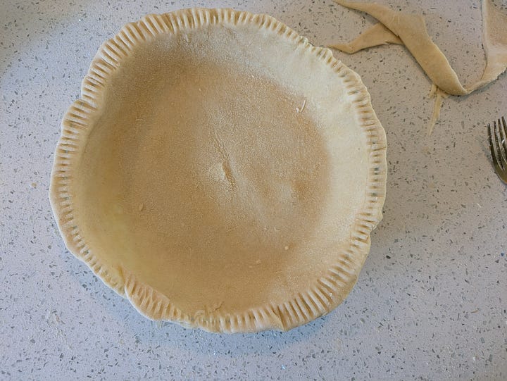 My 3rd and 2nd attempts at this crust, respectively. I made different mistakes each time, but am slowly getting closer to predictably wonderful. So far always good and edible, which isn't necessarily always the case.