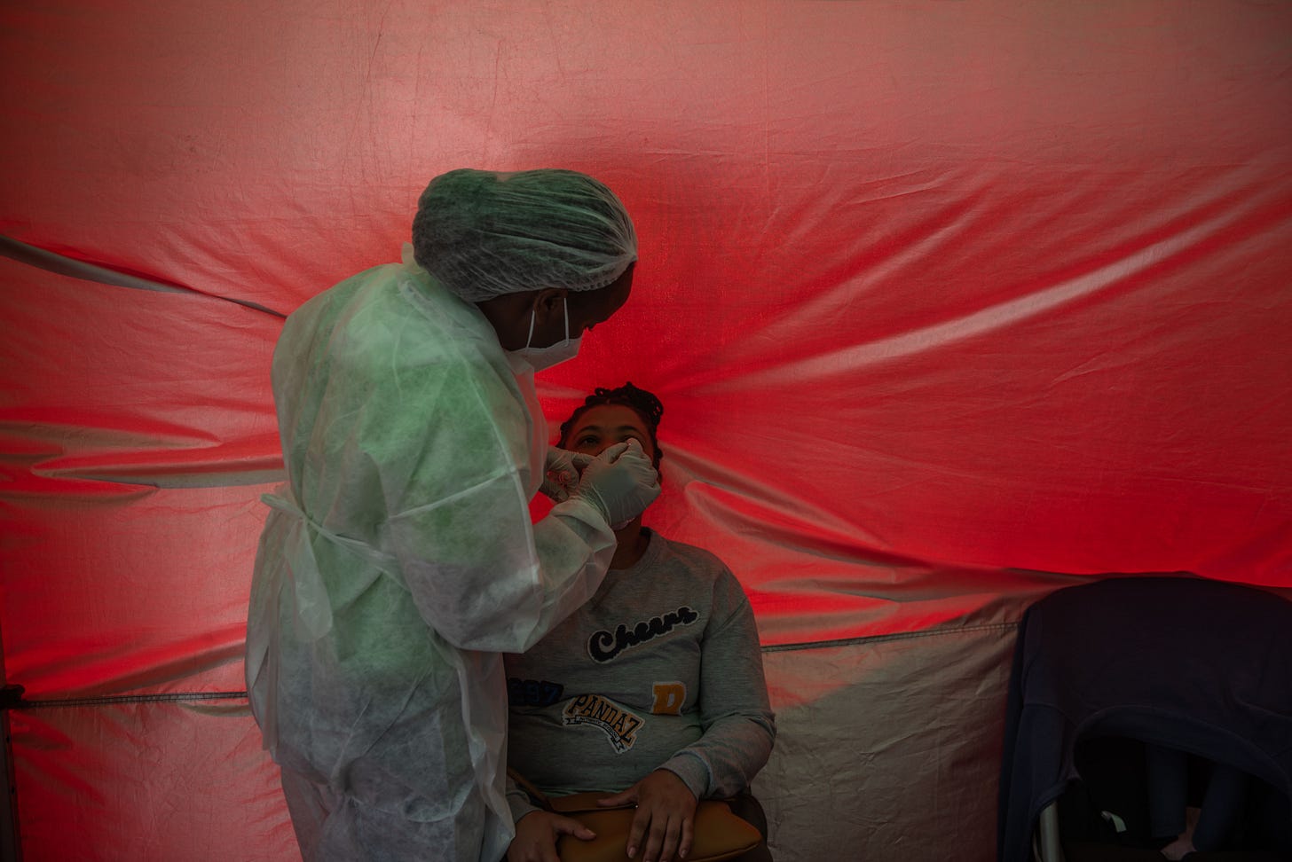 Covid-19 testing in South Africa, 2021 (Alet Pretorius/Gallo Images via Getty Images)