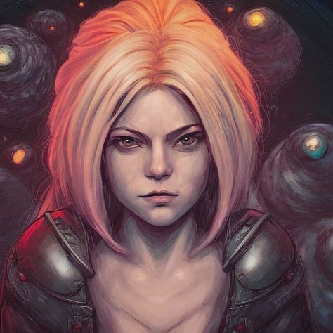 Lensa AI generated "magic avatars" of Crystal King