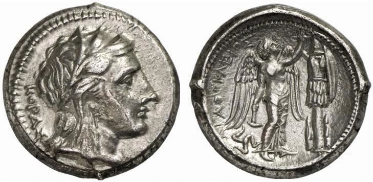 Agathocles of Syracuse GREEK COINS SICILY SYRACUSE Agathocles king 317289 BC Αγαθοκλής των Συρακουσών ΕΛΛΗΝΙΚΑ ΝΟΜΙΣΜΑΤΑ ΣΙΚΕΛΙΑ ΣΥΡΑΚΟΥΣΕΣ Αγαθοκλής βασιλιάς 317289 π.Χ.
