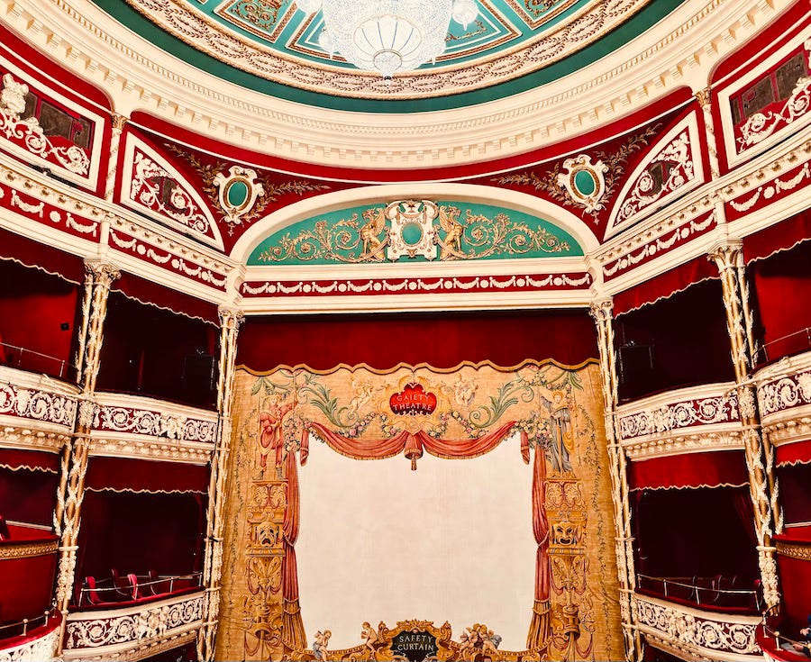 The Gaiety Theatre, Dublin, Ireland.