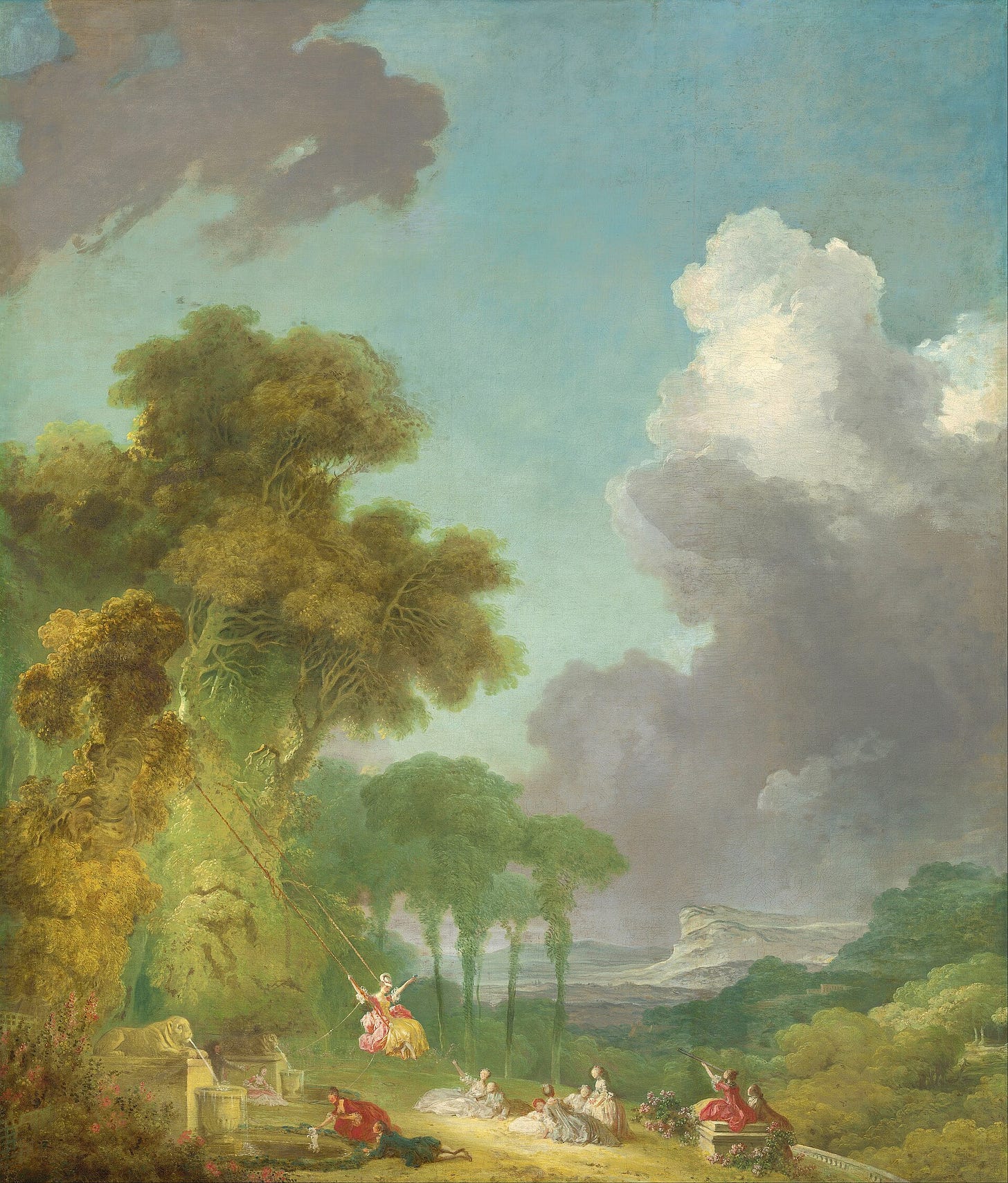 Jean-Honoré Fragonard, The Swing, around 1767 to 1768. The Wallace Collection, London.