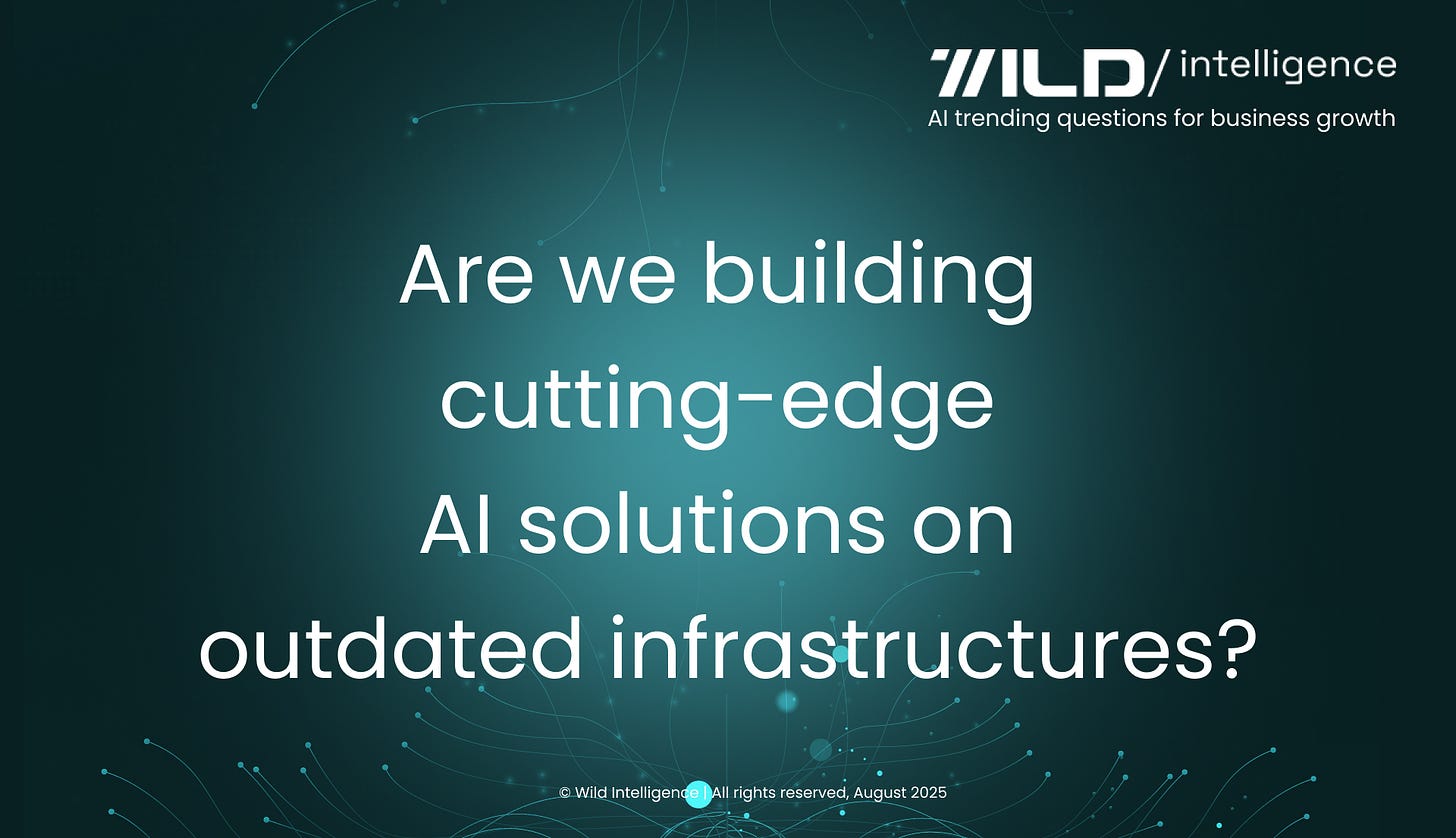 🚨❓Poll: Are we building cutting-edge AI solutions on outdated infrastructures?